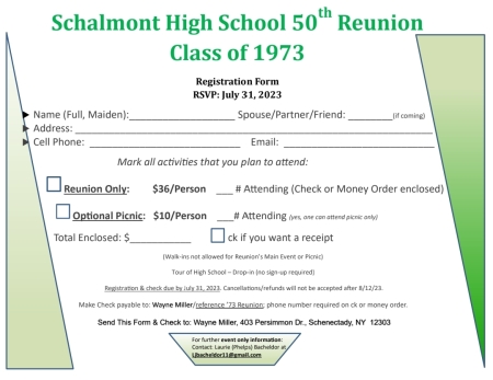 Jeffery Bloom's album, Schalmont High School Reunion