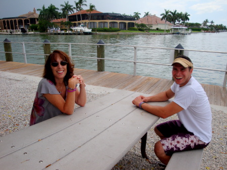 Son Nick and I at Marco Island, FL 2011