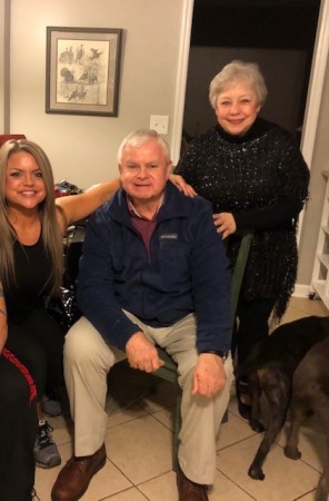 Paige, husband, Biff, daughter, Audra - 2020