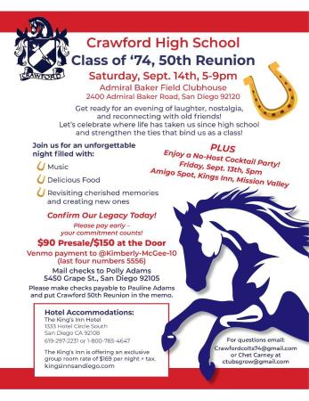 Crawford High School Reunion