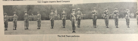 Drill Team performs ripple line