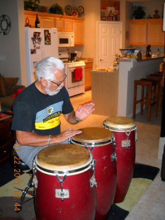 My 43 year old Gon Bops (congas)