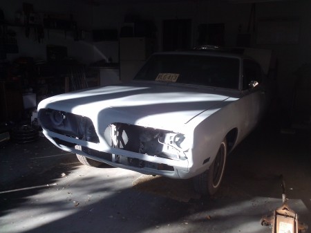 Front view of my 69 CUDA from High School....Y