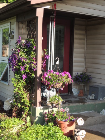 front porch flowers