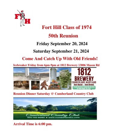 Ft. Hill High School Reunion