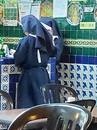 Waitresses at Las Monjitas in Monterrey, MX