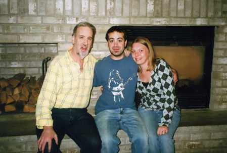 My son Jason, his beautiful wife Jackie and the ol' man...