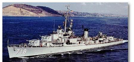 USS Hamner DD-718 My home Apr'56-Sep'58