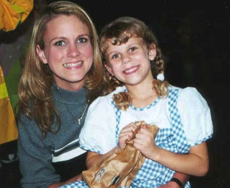 Alyssa and Erica~Halloween 2000