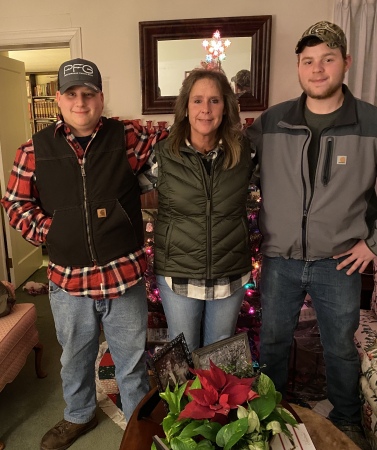 Dec 2019  My boys Cody (left)21 Carter (Rt) 19