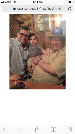 Me and my  grandson and my dad 