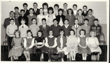 1963-64 Grade 6 with Mr Pandoff