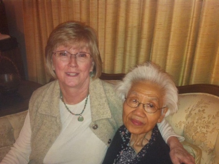 Lois and Hiroko McBride, January 1, 2013