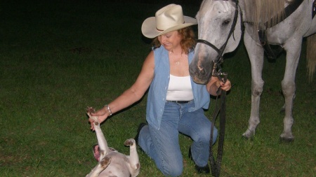 My other horse Rocky and I in Ocala Fl. 2014