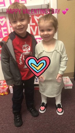 My 2 youngest grandchildren in 2019