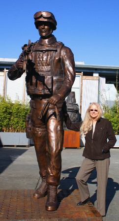 Dog Handler bronze from the National Monument