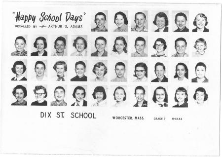 Dix St. Grade 7 1953