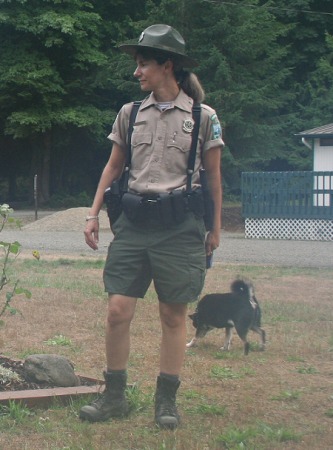 Park Ranger with my (late) dog Jackie