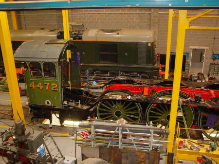 Flying Scotsman rework, York Train Museum UK