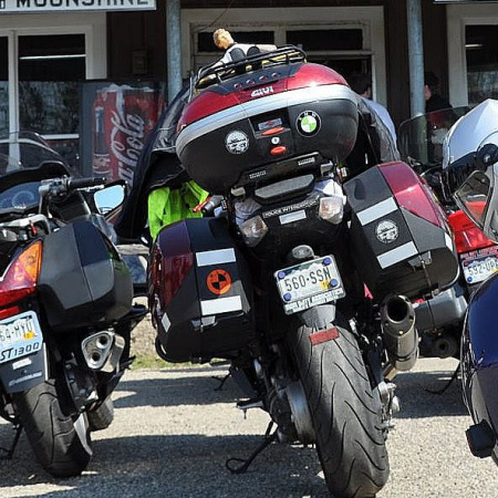 Moonshine Lunch Run 2010 in Mooshine IL.