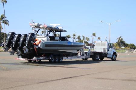 Homeland Security Border Patrol Boat