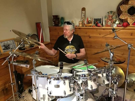 Drumming again after 50 years.