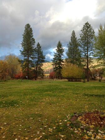 Front yard, Fall, In Montana