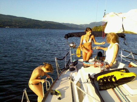 Pat Colgan's album, Columbia Gorge sailing