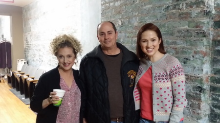 Carol kane, me ,and Ellie Kemper 