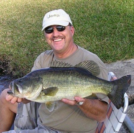 8 3/4 pound large mouth bass, Fleming Island 