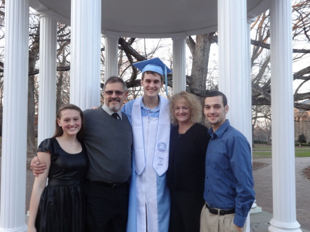 Waid's family at UNC-Chapel Hill