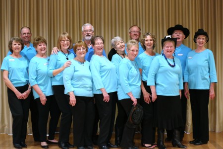 Woodland Stompers line dance group