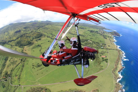 High over Maui