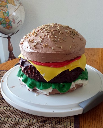 Hamburger Cake