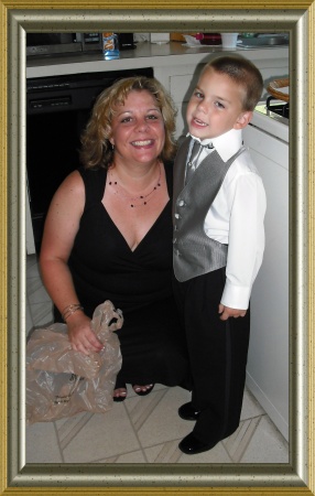 My daughter and grandson (Jodi and Manny)