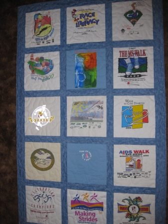 T-Shirt Memory Quilt - twin size