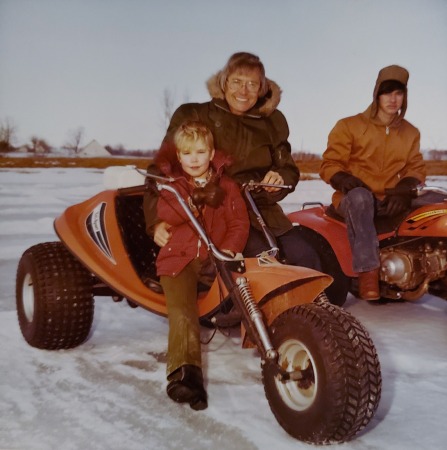 Riding on the ice