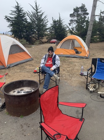 Camping  in  Monterey California 