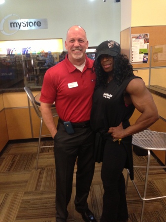 Me with 8x MS Olympia Iris Kyle