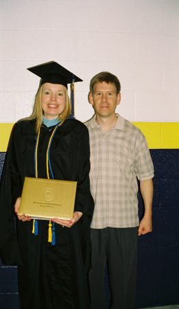 Masters graduation photo
