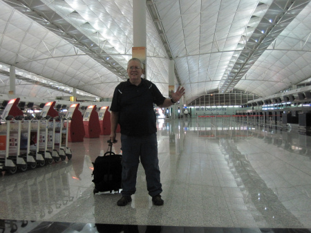 Hong Kong Airport at 3 A.M.