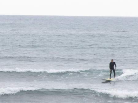 Surfing Old Man's at San Onofre