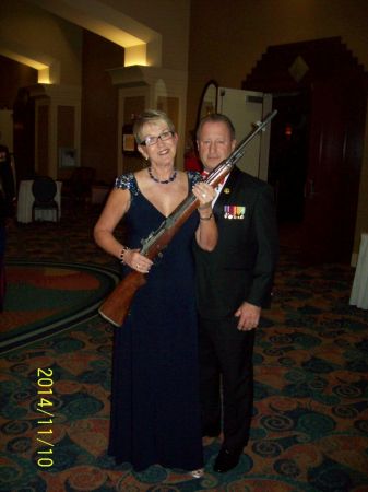 2014 USMC Ball -----trusty M-14