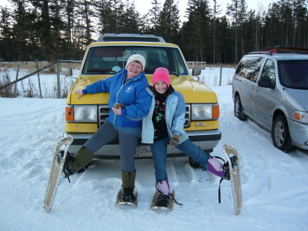 snowshoeing in the Cariboo