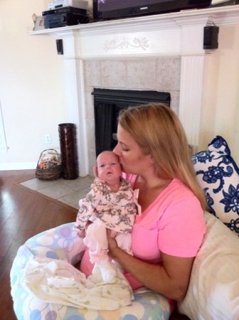Daughter Crystal & new baby Caelyn Grace