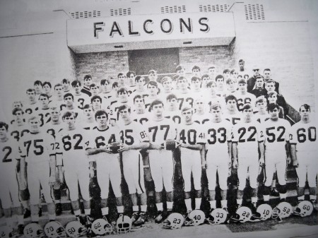 PHS 1969-70 Falcon Football Team 