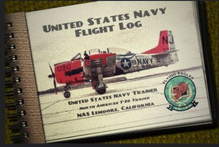 Navy trainer flight log
