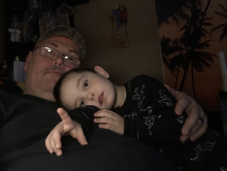 Me and my oldest grandson Owen 