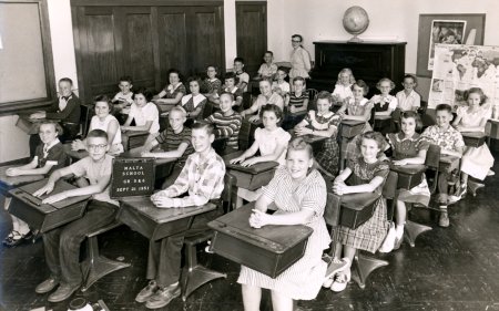 6th Grade Picture - Class of 1958 (on left)
