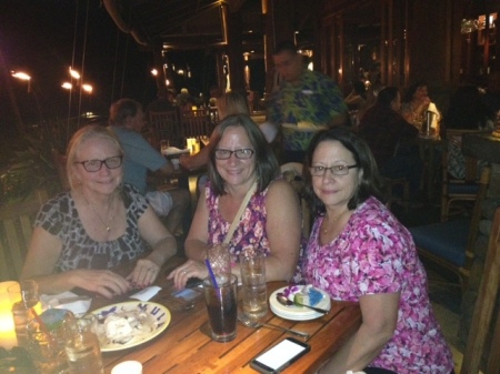 3 sisters -Margaret, Carol and Judy at Duke's